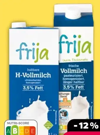 NETTO Frija Haltbare Vollmilch Angebot