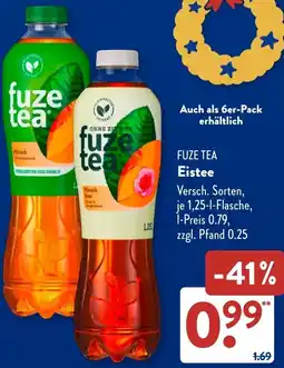 Aldi Süd FUZE TEA Eistee Angebot