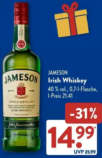 Aldi Süd JAMESON Irish Whiskey Angebot