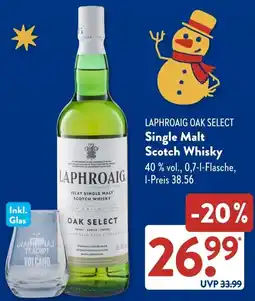 Aldi Süd LAPHROAIG OAK SELECT Single Malt Scotch Whisky Angebot