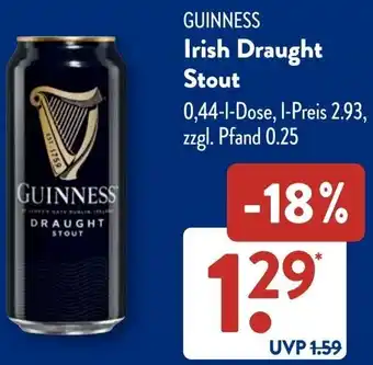 Aldi Süd GUINNESS Irish Draught Stout Angebot