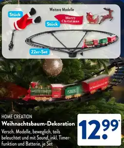 Aldi Süd HOME CREATION Weihnachtsbaum-Dekoration Angebot