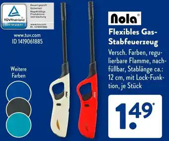 Aldi Süd Nola Flexibles Gas Stabfeuerzeug Angebot