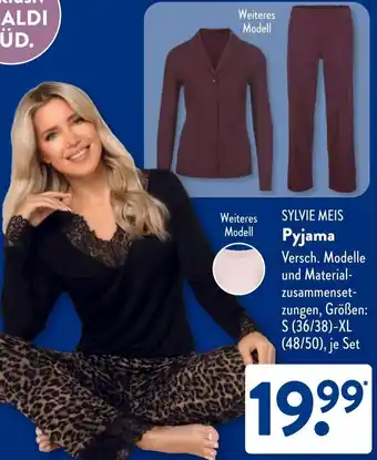 Aldi Süd SYLVIE MEIS Pyjama Angebot