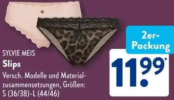 Aldi Süd SYLVIE MEIS Slips Angebot