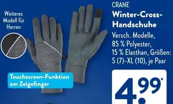 Aldi Süd CRANE Winter-Cross Handschuhe Angebot