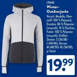 Aldi Süd CRANE Winter Outdoorjacke Angebot