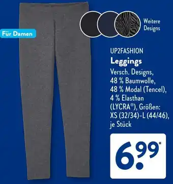 Aldi Süd UP2FASHION Leggings Angebot