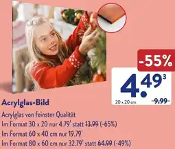 Aldi Süd Acrylglas-Bild Angebot