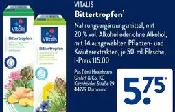 Aldi Süd VITALIS Bittertropfen Angebot