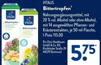 Aldi Süd VITALIS Bittertropfen Angebot