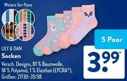 Aldi Süd LILY & DAN Socken Angebot
