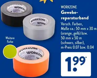 Aldi Süd WORKZONE Gewebereparaturband Angebot