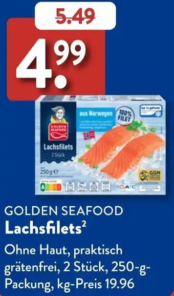 Aldi Süd GOLDEN SEAFOOD Lachsfilets Angebot