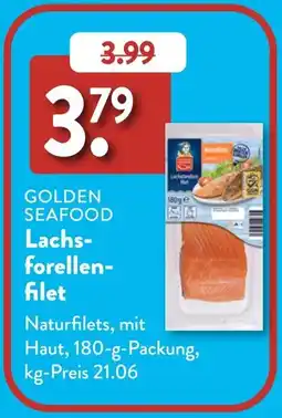 Aldi Süd GOLDEN SEAFOOD Lachsforellenfilet Angebot