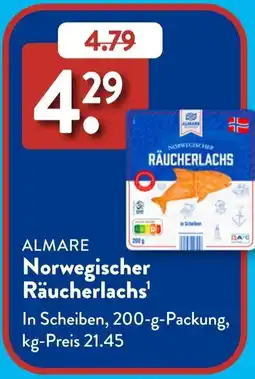 Aldi Süd ALMARE Norwegischer Räucherlachs Angebot