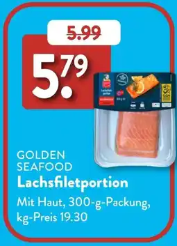 Aldi Süd GOLDEN SEAFOOD Lachsfiletportion Angebot