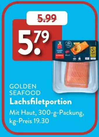 Aldi Süd GOLDEN SEAFOOD Lachsfiletportion Angebot