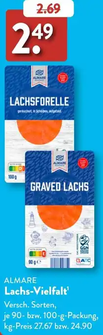 Aldi Süd ALMARE Lachs-Vielfalt Angebot