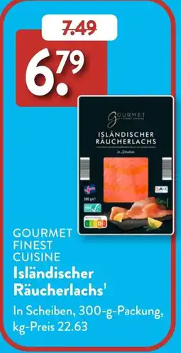 Aldi Süd GOURMET FINEST CUISINE Isländischer Räucherlachs Angebot