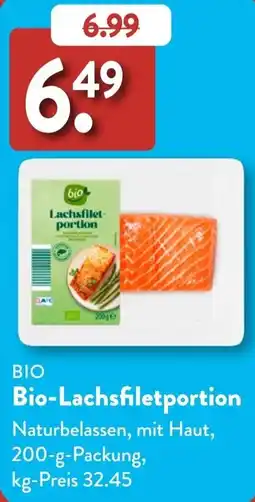 Aldi Süd Bio-Lachsfiletportion Angebot