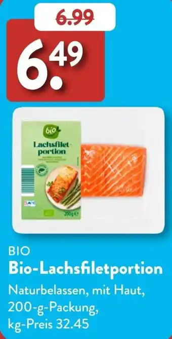 Aldi Süd Bio-Lachsfiletportion Angebot