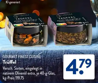 Aldi Süd GOURMET FINEST CUISINE Trüffel Angebot