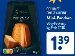 Aldi Süd GOURMET FINEST CUISINE Mini-Pandoro Angebot