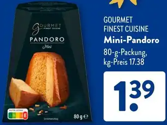 Aldi Süd GOURMET FINEST CUISINE Mini-Pandoro Angebot