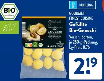 Aldi Süd GOURMET FINEST CUISINE Gefüllte Bio-Gnocchi Angebot