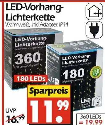 Wreesmann Led-vorhang-lichterkette Angebot