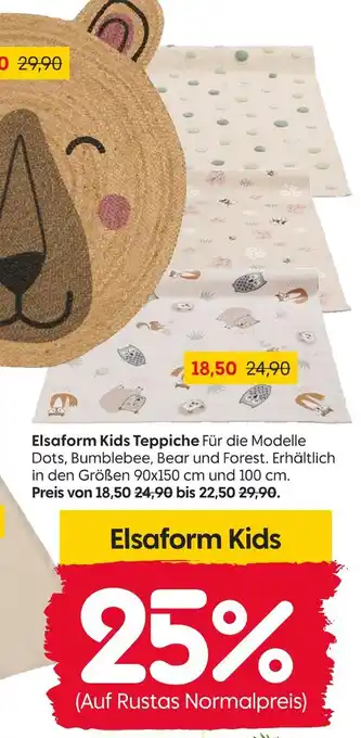Rusta Elsaform kids teppiche Angebot