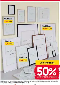 Rusta Rahmen Angebot