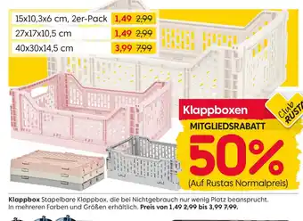 Rusta Klappbox Angebot