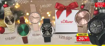 Zimmermann S.oliver goldene armbanduhr Angebot