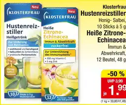 Zimmermann Klosterfrau hustenreizstiller heißgetränk honig-salbei Angebot