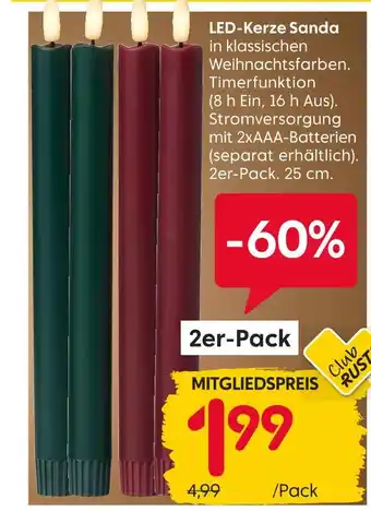Rusta Led-kerze sanda Angebot