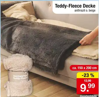 Zimmermann Teddy-fleece decke Angebot