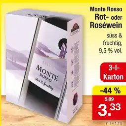 Zimmermann Monte rosso rotwein Angebot