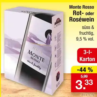 Zimmermann Monte rosso rotwein Angebot