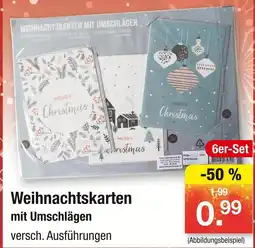Zimmermann Weihnachtskarten mit umschlägen Angebot