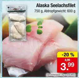 Zimmermann Alaska seelachsfilet Angebot