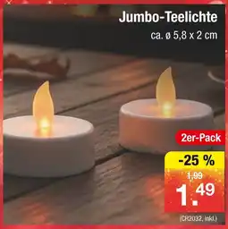 Zimmermann Jumbo-teelichte Angebot