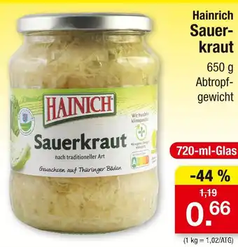 Zimmermann Hainich sauerkraut Angebot
