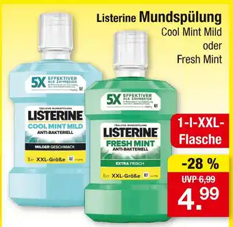 Zimmermann Listerine cool mint mild Angebot