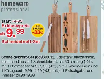 Möbelzentrum Pforzheim Homeware professional schneidebrett-set Angebot
