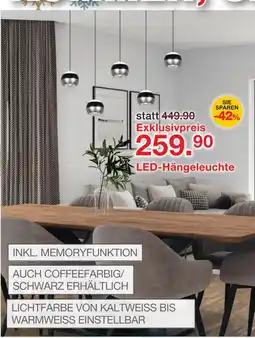 Möbelzentrum Pforzheim Led-hängeleuchte Angebot