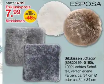 Möbelzentrum Pforzheim Esposa sitzkissen „otago“ Angebot