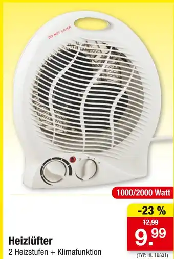 Zimmermann Heizlüfter Angebot