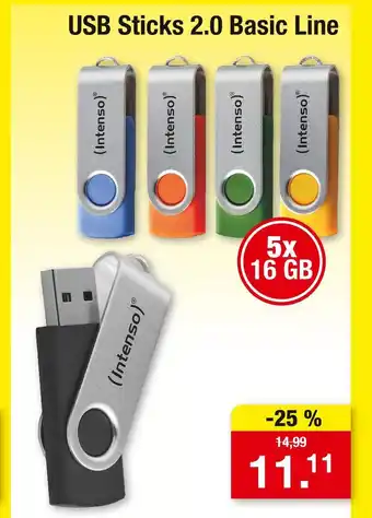 Zimmermann Intenso usb sticks 2.0 basic line Angebot
